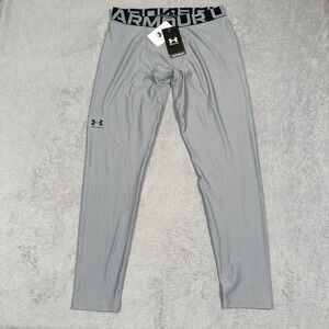 UA HeatGear Compression Leggings Boys Fitted YXL Football Sports Shorts 1361738